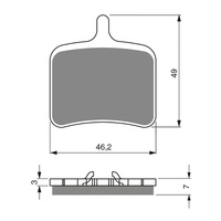 GOLDfren Brake Pads GF290 - S3