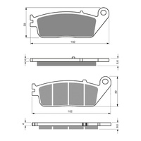 GOLDfren Brake Pads GF333 - S3