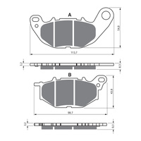 GOLDfren Brake Pads Sintered Sports GF369 - S3 ( P489 )