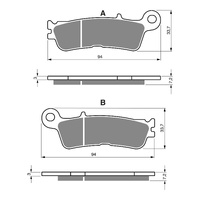 GOLDfren Brake Pads GF403 - K5