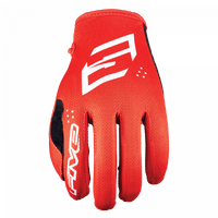 Five MXF4 Motocross Gloves Mono Red