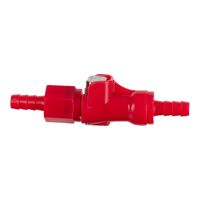 FUEL HOSE QUICK DISCONNECT 1/4" RED