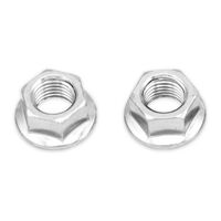 Whites Nut Flange - 12 x 1.25mm (50 Pack)
