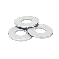 Whites Washer Flat Zinc Plated - 4mm (50 Pack)