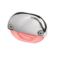 Hella Marine Easy-Fit LED Courtesy Light Red Light Stainless Steel Cap