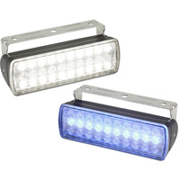 Hella Marine Sea Hawk XL Dual Colour White Blue LED Floodlight Black Housing