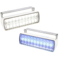 Hella Marine Sea Hawk XL Dual Colour White Blue LED Floodlight White Housing