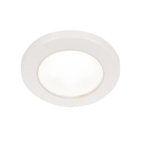 EuroLED75 Downlight White Light with Plastic Rim 24v