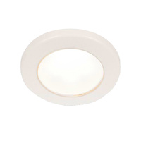 EuroLED75 Downlight Warm White Light with Plastic Rim 12v