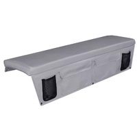 Bench Cushion & Side Pockets 400x1200 Grey