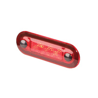 LED Cabin Courtesy Light Oblong 12v Red