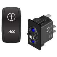 Rocker Switch with Cover Accessory Blue LED