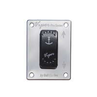 Switch Panel Stainless Steel with LED Switch (On)/Off/(On)