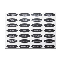 Spare Sticker Set Suits Wave Switch Panels