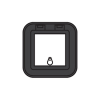 Bomar Deck Hatch 900 Series Low Profile Moulded Black 241mm x 241mm