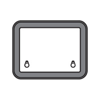 Bomar Low Profile Extruded Deck Hatch 470mm x 340mm Silver