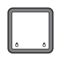 Bomar Low Profile Extruded Deck Hatch 470mm x 470mm Silver