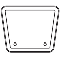 Bomar Low Profile Extruded Trapezoid Hatch 645x489 x508mm White