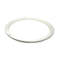 Bomar Trim Ring for N1170 Round Hatch Off White 1 inch Spigot