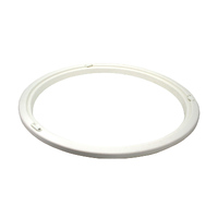 Bomar Trim Ring for N1139 Round Hatch Off White 1 inch Spigot