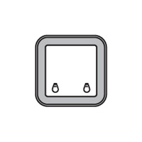 Bomar Deck Hatch High Profile 2000 Series 273mm x 273mm Silver