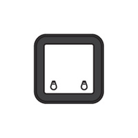 Bomar Deck Hatch High Profile 2000 Series 273mm x 273mm Black