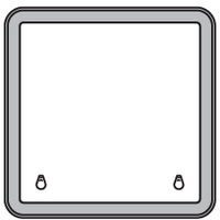 Bomar Deck Hatch High Profile 2000 Series 637mm x 637mm Silver