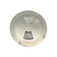Deck Plate Finger Opening S/S - (4-inch) 102mm