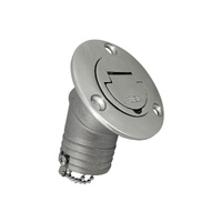 Keyless Deck Fill 45deg Stainless Steel FUEL 50mm
