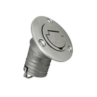 Keyless Deck Fill 45deg Stainless Steel WASTE 50mm