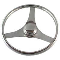 Steering Wheel Stainless Steel 340mm