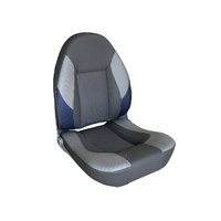CP48 High Back Folding Helm Seat Dark Grey Texture/Dusty Grey/Dark Blue Texture