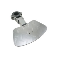 Pedestal Footrest with Checker Plate suit 73mm Posts