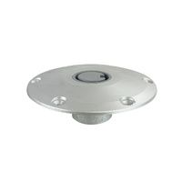 Plug-In Seat Pedestal Base Anodised Aluminium Finished 9-Inch