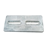 Marine Zinc Anode ZHS3.5D 3.5kg Slab with Slotted Holes