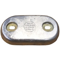 Hull Oval Zinc Anode  ZHI-6 with holes 6.5kg