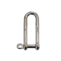 Long D Shackle 316 Stainless Steel 8mm