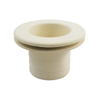 Slop Stopper Round Thru Hull 65mm White