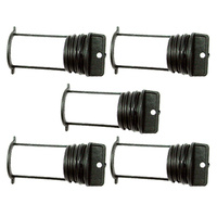Bung Only 35mm (suit 40mm Base Cut-Out) Black (Bag of 5)