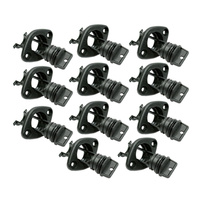 Bung and Base suit 25mm Cut-Out Black (Bag of 10)