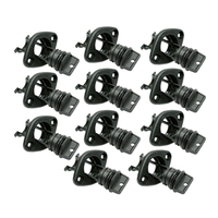 Bung and Base suit 30mm Cut-Out Black (Bag of 10)