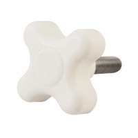 Canopy Thumb Screw Star Bolt - White