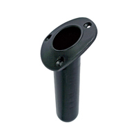 Plastic Rod Holder 30deg Angled Oval Head Black (Packaged)