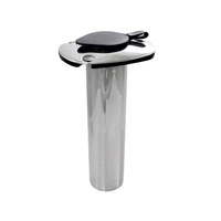 Rod Holder Stainless Steel with Cap & Insert Straight Head