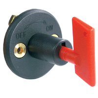 Battery Switch with Red Key