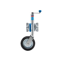 Standard Jockey Wheel with U-bolt Swivel Clamp 250mm Wheel