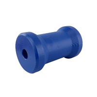 Cotton Reel Keel Roller HDPE 115x70mmx17mm Bore Blue