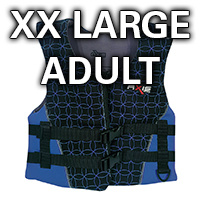 AXIS Neoprene Jacket Level 50S XX Large Adult Blue 70+Kg