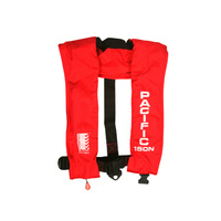 AXIS Pacific 150 Adult Manual Inflatable Lifejacket Red