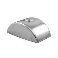 Stainless Steel Gunwale End Cap Suit 38mm PVC Profile